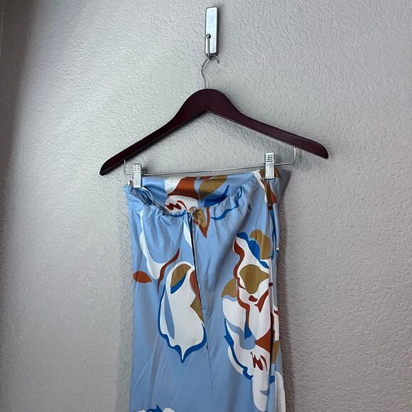 Reformation Blue Floral Midi Dress - Picture 7 of 10